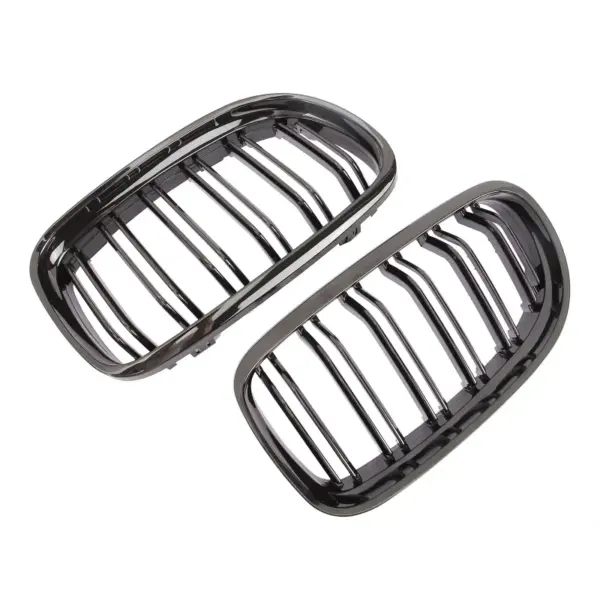 Grill Hoogglans Zwart Niergrill Dubbele Spijl BMW 3 Serie E90 E91 facelift (2009–2012) Grille