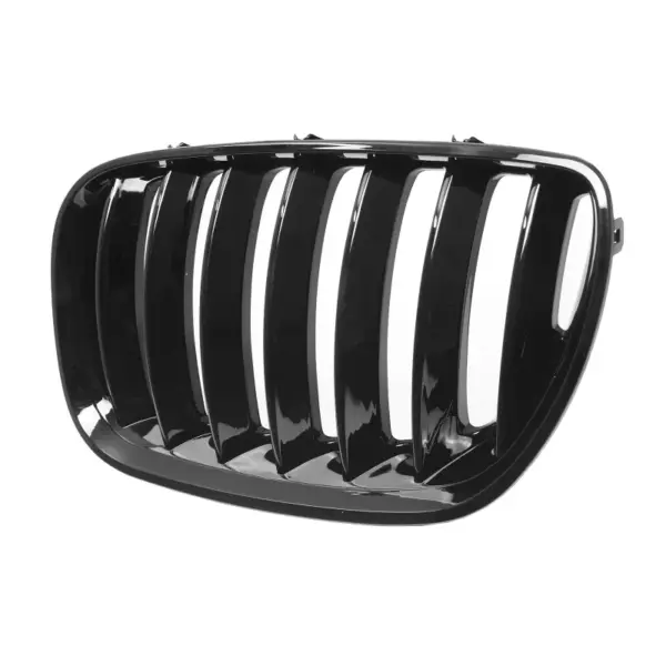 Grill Hoogglans Zwart Niergrille Enkele Bar BMW X5 E53 Facelift (2003-2006) Grille
