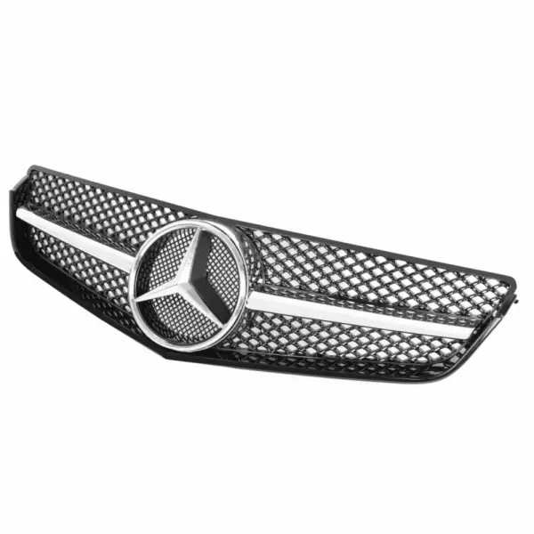Grill Radiatorgrille chroom AMG Look Mercedes E-Klasse Coupe C207 A207 Pre-Facelift (2009-2013) Grille