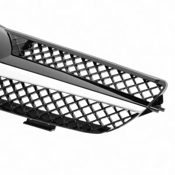 Grill Radiatorgrille Glanzend Zwart Chroom AMG Look Mercedes CLK C209 A209 (2002–2010) Grille