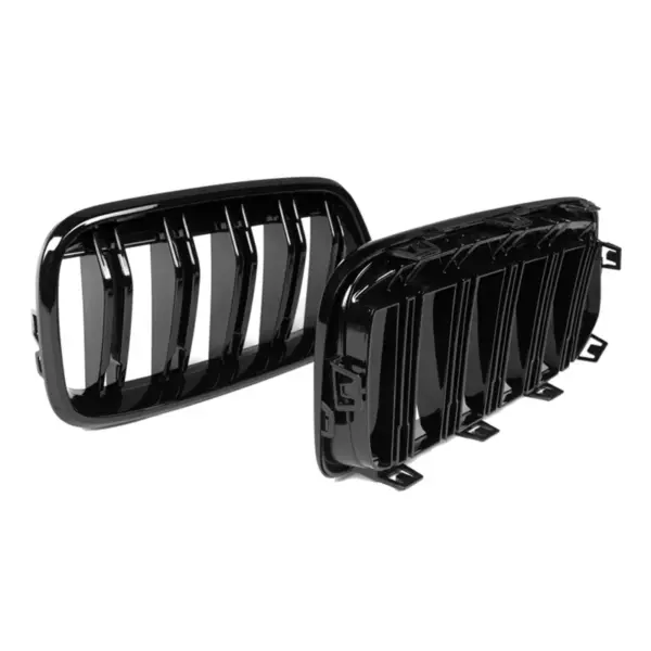 Grill Hoogglans Zwart Niergrille (dubbele bar) BMW X2 F39 (2018-2023) Grille