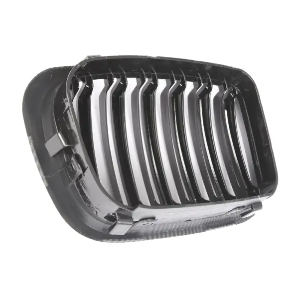 Grill Niergrill Carbon Look Dubbele Brug BMW 3 Serie E46 Pre-facelift (1998-2001) Grille