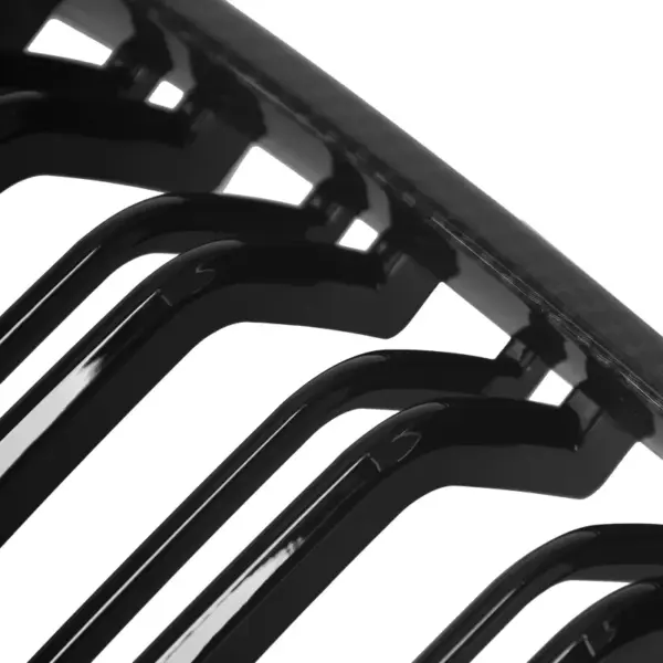 Grill Niergrill Carbon Look Dubbele Spijlen BMW 5 Serie E60 E61 (2003–2010) Grille