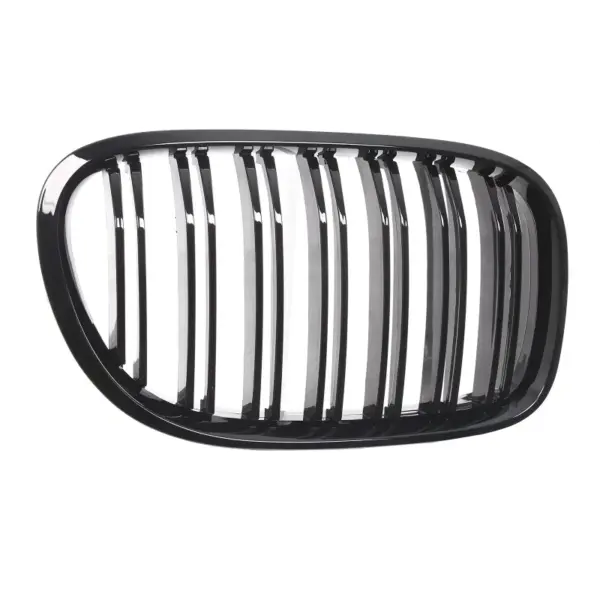 Grill Niergrill Glanzend Zwart Enkele Bar BMW 7 Serie F01/F02/F03/F04 (2008-2015) Grille