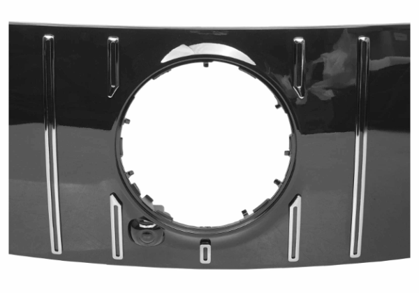 GT Panamericana Grill Mercedes EQA H243 AMG pakket 2022- Gril GT Chrome Black