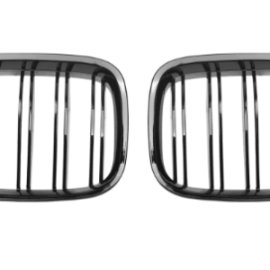 Grill Dubbele niergrille zwart glanzend – past op BMW 5GT F07 (2009–2017) Grille