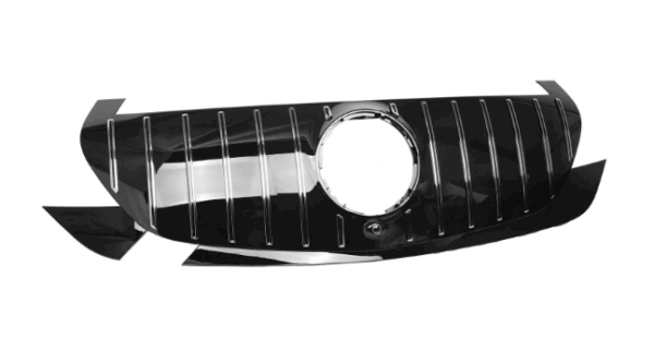 GT Panamericana Grille Mercedes EQC N293/W293 met AMG -pakket 2019–2023 Gril GT CHROME BLACK