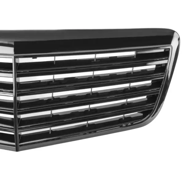 Grill Hoogglans Zwart Radiatorgrille Classic Mercedes E-Klasse W211 S211 VF211 Facelift (2006-2009) Grille
