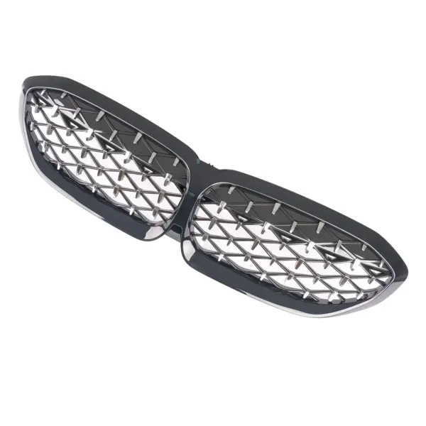 Grill Niergrill zwart chroom mesh design  BMW 3 Serie G20 G21 (2019-) Grille