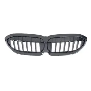 Grill Hoogglans Zwart Niergrill enkele bar BMW 3 Serie G20 G21 (2019-) Grille