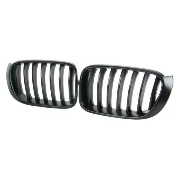 Grill Niergrill matzwart enkele bar BMW X3 F25 F26 facelift (2014-2017) Grille