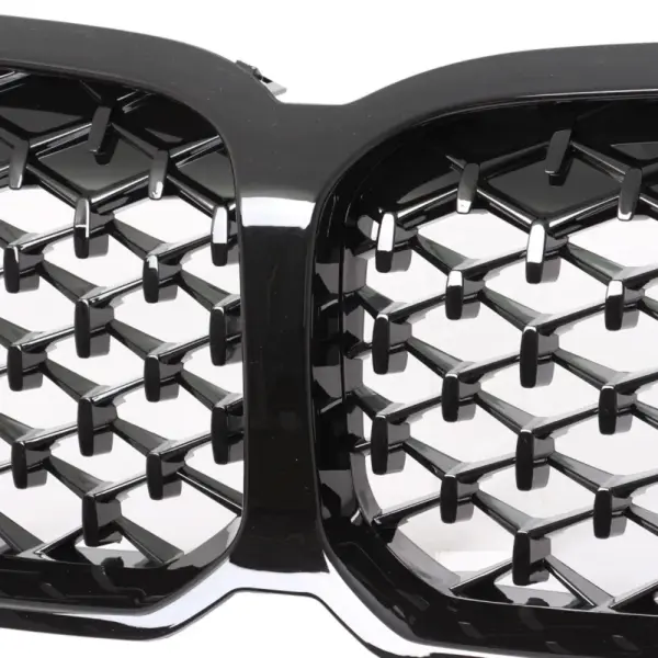 Grill Hoogglans Zwart Niergrill mesh design BMW 1 Serie F40 (2019-) Grille