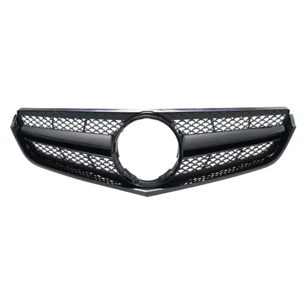 Grill Hoogglans Zwart Radiatorgrille AMG-look Mercedes E-Klasse Coupé C207/A207 Pre-Facelift (2009–2012) Grille