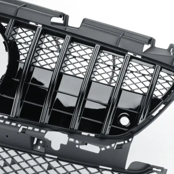 Grill Hoogglans Zwart Radiatorgrille GT Panamericana Mercedes SLK R172 pre-facelift (2011–2015) Grille
