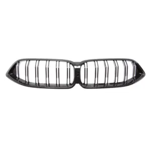 Grill Glans Zwarte Niergrille (dubbele brug) BMW 8 Serie G14/G15/G16 (2018-2023) & F91/F92/F93 (2019-2023) Grille