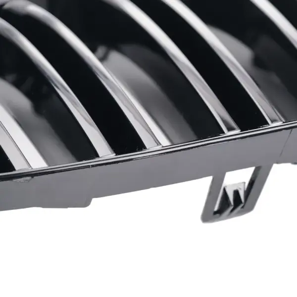 Grill Hoogglans Zwart Niergrill Dubbele Spijlen BMW 6 Serie E63 E64 (2003–2010) Grille