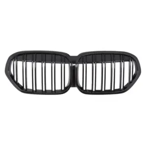Grill Hoogglans Zwart Niergrille (dubbele bar) BMW X1 F48 Facelift (2019-2022) Grille