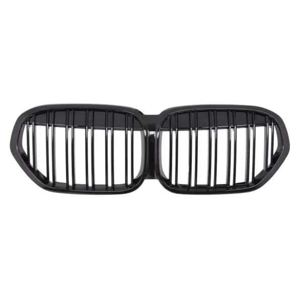 Grill Hoogglans Zwart Niergrille (dubbele bar) BMW X1 F48 Facelift (2019-2022) Grille