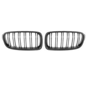 Grill Niergrill mat zwart dubbele brug BMW 3 Serie F30 F31 (2011-2019) Grille