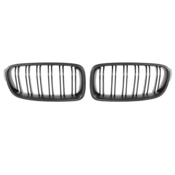 Grill Niergrill mat zwart dubbele brug BMW 3 Serie F30 F31 (2011-2019) Grille