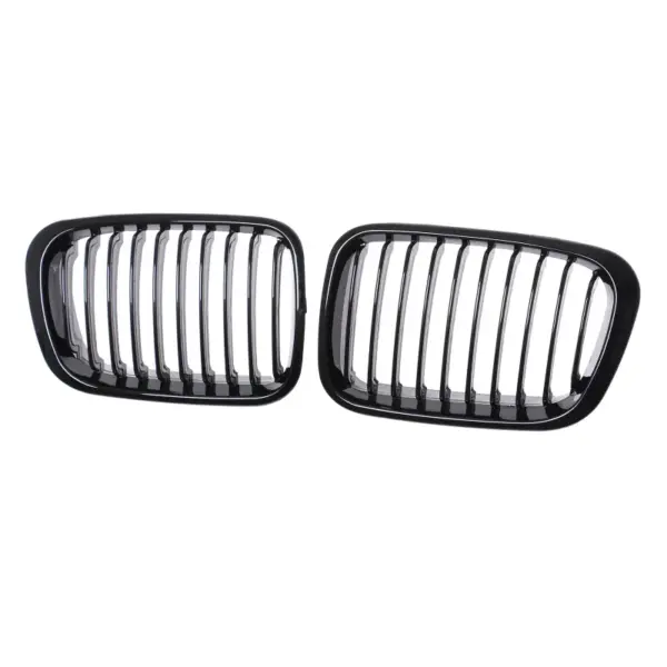 Grill Hoogglans Zwart Niergrill enkele spijl BMW 3 Serie E46 pre-facelift (1998-2001) Grille