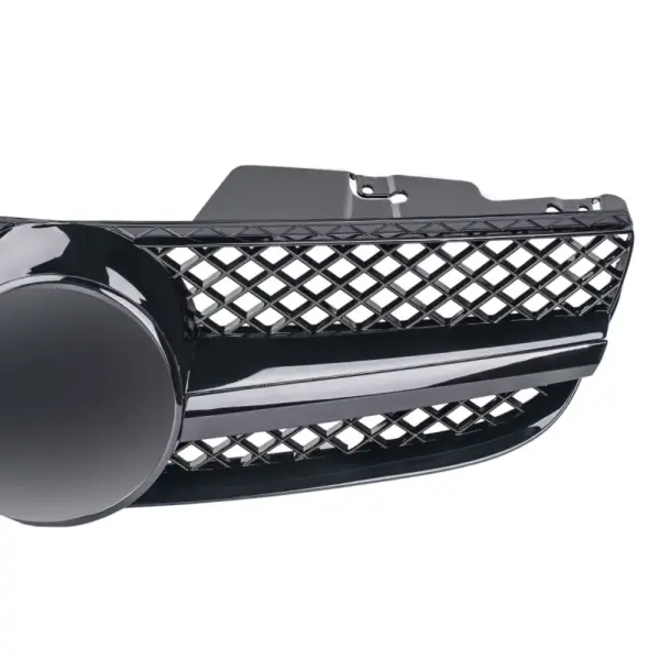 Grill Hoogglans Zwart Radiatorgrille AMG Look Mercedes SL R230 Eerste Facelift (2006-2008) Grille