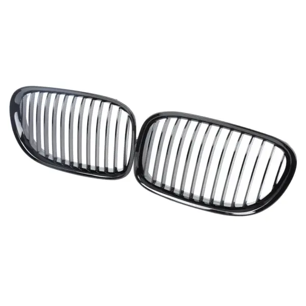 Grill Niergrill zwarte enkele bar geschikt BMW 7 Serie F01-F04 (2008-2012) Grille
