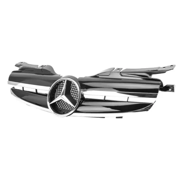 Grill Radiatorgrille glanzend zwart chroom AMG Look Mercedes SLK R170 (1996–2004) Grille