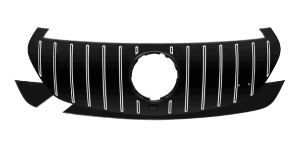 GT Panamericana Grille Mercedes EQC N293/W293 met AMG -pakket 2019–2023 Gril GT CHROME BLACK