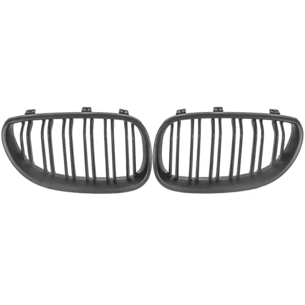 Grill Niergrill Mat Zwart Dubbele Spijl BMW 5 Serie E60 E61 (2003–2010) Grille