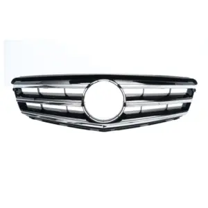 Grill Hoogglans Zwart Radiatorgrille OE-look Mercedes C-Klasse W204 S204 C204 (2007-2014) Grille