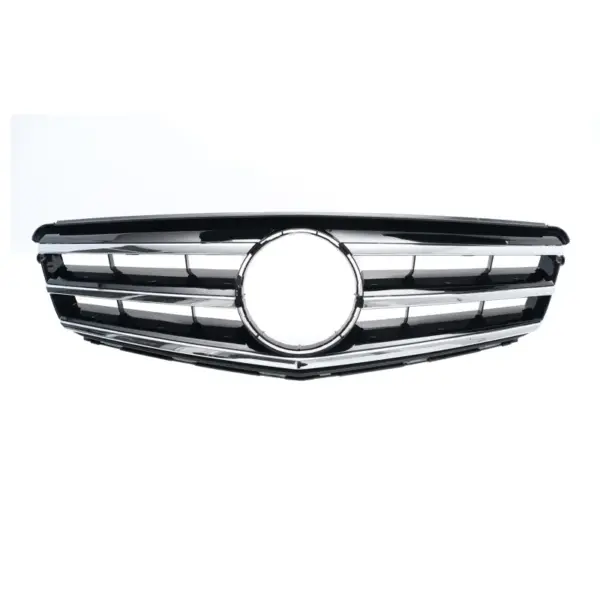Grill Hoogglans Zwart Radiatorgrille OE-look Mercedes C-Klasse W204 S204 C204 (2007-2014) Grille