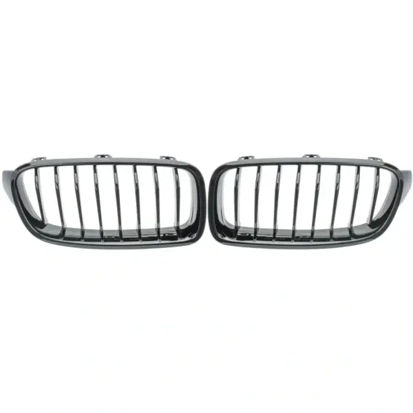 Grill Hoogglans Zwart Niergrill 8 spijlen BMW 3 Serie F30 F31 (2011-2019) Grille