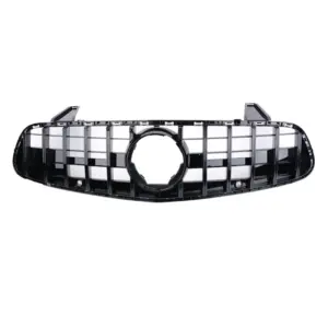 Grill Hoogglans Zwart Radiatorgrille GT Panamericana Mercedes SL R231 Facelift (2016-2020) Grille