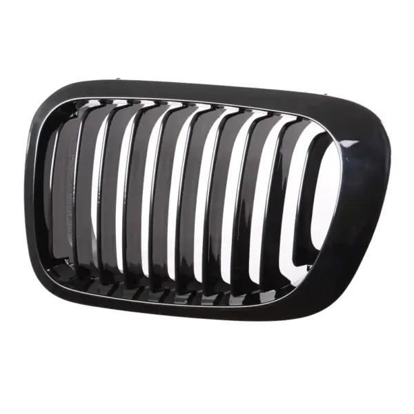 Grill Hoogglans Zwart Niergrille (enkele bar) BMW 5 Serie E39 (1996-2003) Grille