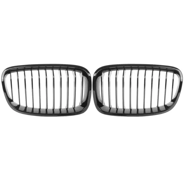 Grill Niergrill glanzend zwart enkele bar BMW 1 Serie F20 F21 (2011-2015) Grille