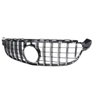 Grill Radiatorgrille Chroom GT Panamericana zonder camera Mercedes C-Klasse W205 C63 AMG Pre-Facelift (2015–2018) Grille
