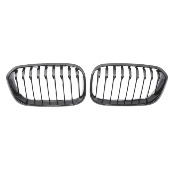 Grill Hoogglans Zwart Niergrill Enkele Bar BMW 1 Serie F20/F21 Facelift (2015-2019) Grille