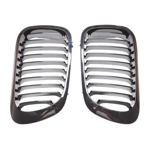 Grill Hoogglans Zwart Niergrill enkele bar BMW 3 Serie Coupé E46 pre-facelift (1999-2002) Grille