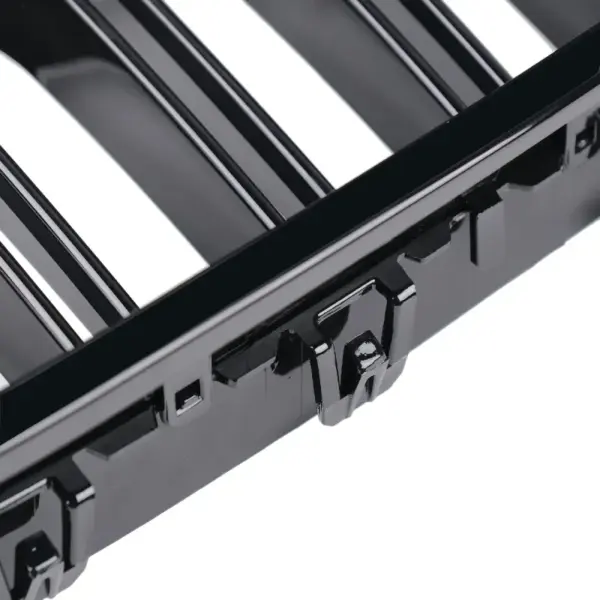 Grill Hoogglans Zwart Niergrill dubbele brug BMW 5 Serie F10 F11 (2010-2016) Grille