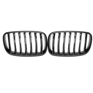 Grill Hoogglans Zwart Niergrill Enkele Spijl BMW X5 E70 E71 (2007–2013) Grille