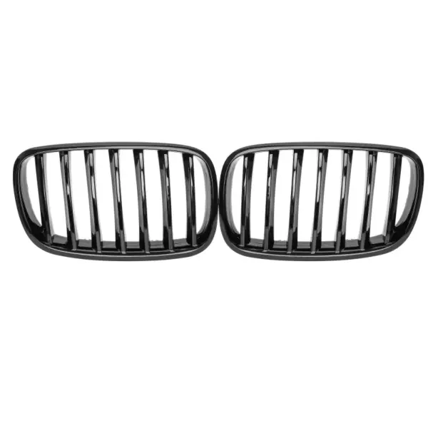 Grill Hoogglans Zwart Niergrill Enkele Spijl BMW X5 E70 E71 (2007–2013) Grille