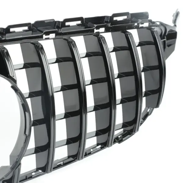 Grill Hoogglans Zwart Radiatorgrille GT Panamericana zonder camera Mercedes C-Klasse W205 S205 C205 A205 Pre-Facelift (2014-2018) Grille