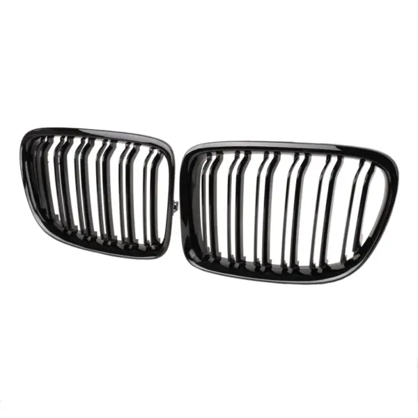 Grill Hoogglans Zwart Niergrill Dubbele Spijl BMW X1 E84 (2009–2015) Grille