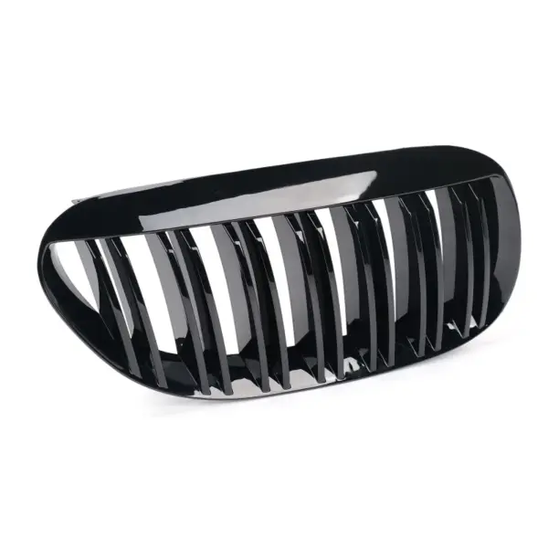 Grill Hoogglans Zwart Niergrill Dubbele Spijlen BMW 6 Serie E63 E64 (2003–2010) Grille