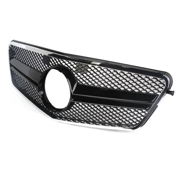 Grill Hoogglans Zwart Radiatorgrille AMG-look Mercedes E-Klasse W212/S212 Pre-Facelift (2009-2012) Grille