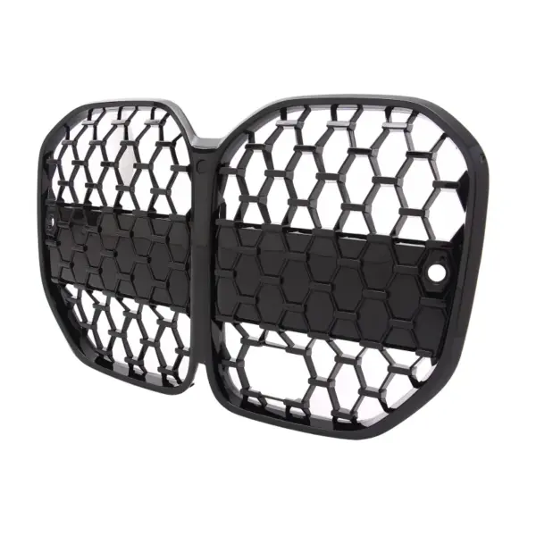 Grill Hoogglans Zwart Niergrill mesh design BMW 4 Serie G22 G23 (2020-) Grille
