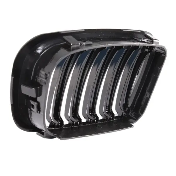 Grill Hoogglans Zwart Niergrill Dubbele Brug BMW 3 Serie E46 Pre-Facelift (1998-2001) Grille
