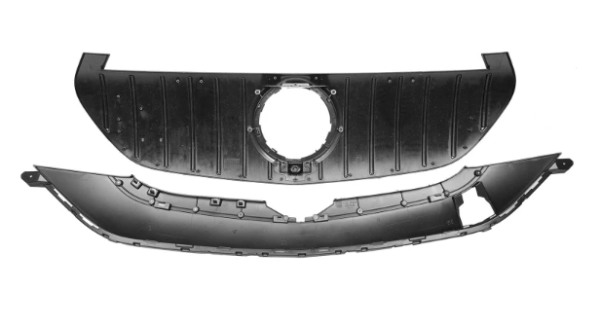 GT Panamericana Grille Chroom/Zwart Mercedes EQC N293/W293 (standaard uitvoering) 2019-2023