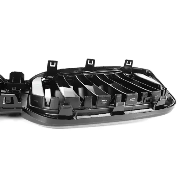 Grill Hoogglans Zwart Niergrill dubbele bar BMW X3 G01 G02 Facelift (2021-) Grille